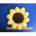 Crochet Plush Sunflower Pillow