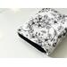 the inside of the padded kindle pouch matches the outside of the flower tablet holder