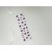 laminated bookmark on a white table