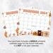 Retro Whimsical December Calendar
