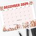 Vintage Whimsical December Calendar Printable