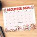 Vintage Whimsical December Calendar Printable