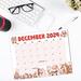 Vintage Whimsical December Calendar Printable