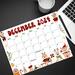 Vintage December Calendar Printable