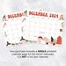Whimsical December Calendar with Cute Retro Art