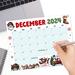 Cute Retro December Calendar with Fun Design