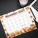 Whimsical November Calendar
