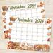 Cute November Calendar Printable