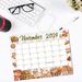 Cute November Calendar Printable