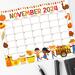 Fall Thanksgiving Calendar November Edition