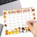 Fall Thanksgiving Calendar November Edition