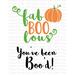 Fab Boo Lous You've Been Booed Halloween Sign , Printable Instant Download for Spooky Fun