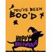 Happy Halloweenie You've Been Boo'd Sign: Printable Instant Download for Dog Lovers