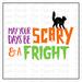 May Your Days Be Scary and a Fright Halloween Tags: Printable Instant Download for Spooky Greetings