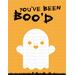 You've Been Boo'd Halloween Sign: Printable Instant Download for Spooky Fun