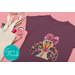 Whimsical Watercolor Turkey Shirt - A Fun and Festive Thanksgiving Gift for Her