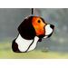 Beagle Ornament in direct sunlight.