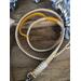 Dog Leash ~ 5' Cream & Honey & Gold Paracord w/ Extra Handle Heavy Duty Pretty