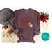 Monochromatic Believe Christmas Sweatshirt – Minimalist Holiday Style for Cozy Winter Days