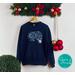 Monochromatic Believe Christmas Sweatshirt – Minimalist Holiday Style for Cozy Winter Days