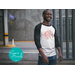 Believe Christmas 3/4-Sleeve Raglan Shirt: Perfect for Holiday Gatherings and Festive Train Rides