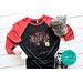 Believe Christmas 3/4-Sleeve Raglan Shirt: Perfect for Holiday Gatherings and Festive Train Rides