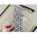 this flower book mark is laminated