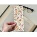 flower book mark is laminated