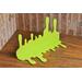 back view of Slime Drip Shelf sitter, bookshelf decor, 90s Nostalgic shelf accessory, unique home decor accessory for mantel or table