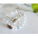 Vintage Porcelain Sterling Silver Jewelry Set