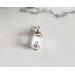 AQUAMARINE- Mixed Gemstone Lot Copper and Steel Wire Wrapped Drop Charms