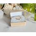 14K Yellow Gold Opal Ring in packaging