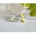 Sterling Silver Green Serpentine Ring Left Side View