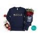 Santa Sleigh and Reindeer Long Sleeve Shirt, And to All a Good Night, Cozy Christmas Gift