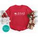 Santa Sleigh and Reindeer Long Sleeve Shirt, And to All a Good Night, Cozy Christmas Gift