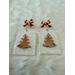 Christmas tree earrings
