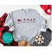 Santa Sleigh and Reindeer Sweatshirt, And to All a Good Night, Cozy Christmas Gift