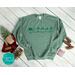 Santa Sleigh and Reindeer Sweatshirt, And to All a Good Night, Cozy Christmas Gift