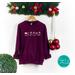 Santa Sleigh and Reindeer Sweatshirt, And to All a Good Night, Cozy Christmas Gift