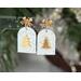 Christmas tree earrings
