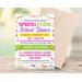 Editable Spring Fling School Dance Flyer and Ticket Bundle Template