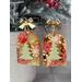 Christmas earrings