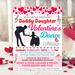 Editable Daddy Daughter Valentine's Day School Dance Flyer Template