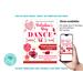 Customizable Valentine's Day School Dance Flyer and Ticket Bundle Template