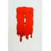 red blood drop light switch cover on wall, horror bedroom decor