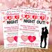 Editable Valentine's Day Flyer Template for Parent's Night Out
