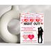 Editable Valentine's Day Flyer Template for Parent's Night Out