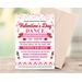 Customizable Valentine's Day School Dance Flyer Template