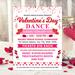 Customizable Valentine's Day School Dance Flyer Template