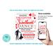 Editable Valentine's Day Daddy Daughter Sweetheart Dance Flyer